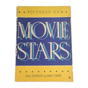 Movie Stars 1937 Poster Pictoral Book With Stories Clark Gable Ginger Rogers - Picture 1 of 8