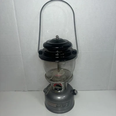 Coleman Dual Fuel Powerhouse Mantle Lantern Model 295-700T Picket Fence 7-02 USA - Image 1 of 4