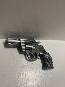 - Waffengürtelschnalle Silber Pistolenlook Country Western  - Bild 1 von 4