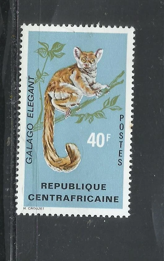 REP. CENTROAFRICANA. Año: 1971. Tema: FAUNA. MONOS. - Imagen 1 de 1