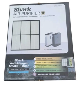 Filtro HEPA genuino Shark True para purificador de aire HE400 HE401 HE402 HE402AMZ HE405 - Imagen 1 de 5