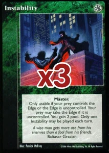 Lot of 3 cards: Instability [Third set] - VTES card - Imagen 1 de 2
