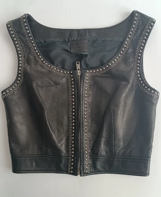 Top de cuero Prada Foto 1 de 4