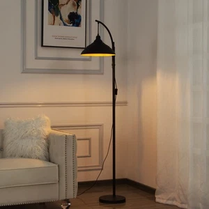 Arc Floor Lamps Modern Adjustable Standing Lamp with Switch for Bedroom Office - Picture 1 of 11