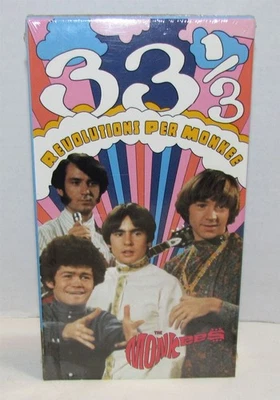 The Monkees 33 1/3 Revolutions Per Monkee VHS Tape (Rhino), SEALED - Image 1 of 2