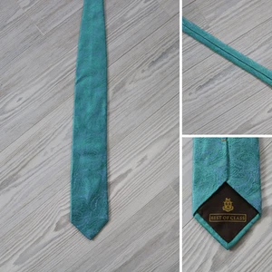 Robert Talbott Neck Tie Paisley Teal Luxury W 3.5" L 58" Made USA 100% Silk - Picture 1 of 6