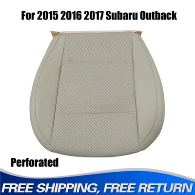 Cubierta de asiento perforada inferior del conductor bronceada para Subaru Outback Legacy 2015 2016 2017 Foto 1 de 4