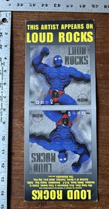 LOUD ROCKS Wu Tang Clan Ozzy Osbourne Tony Iommi CD/LP Promo Record Card Display - Bild 1 von 2