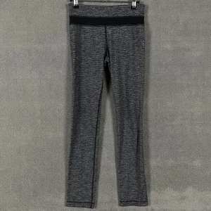 Pantalones Lululemon Mujer 6 Negro Gris Jaspeado Yoga Leggings Ropa Activa Elastizados - Imagen 1 de 17