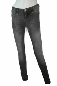 Philipp Plein grau Denim Schädel Metall Detail Jeggings - Bild 1 von 10