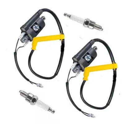 2x BOBINA DE ENCENDIDO + Bujía PARA KAWASAKI NINJA 250R EX250 1988-2007 Foto 1 de 3