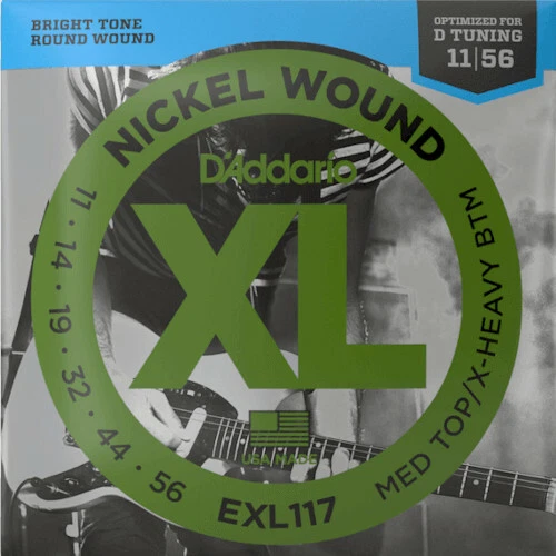 D'Addario EXL117 - medium Top / extra heavy Bottom (011-056) - Saiten E-Gitarre