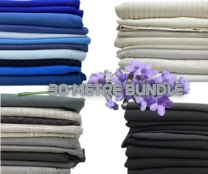 30 Metre Premium Dressmaker Fabric Bundle Ultimate Cotton Polyester jersey - Picture 1 of 5