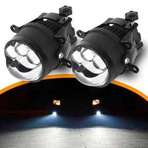 3.0'' Bi LED Fog Lights Projector Len Hi-Lo 110W 50000LM H11 HID LED Retrofit - Picture 1 of 14