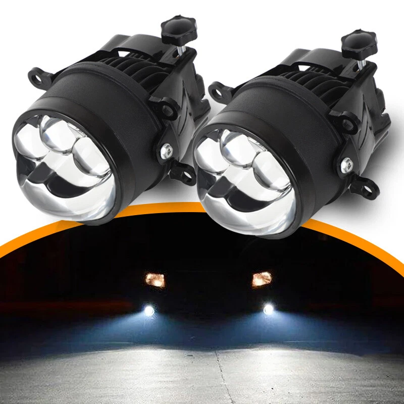 3.0'' Bi LED Fog Lights Projector Len Hi-Lo 110W 50000LM H11 HID LED Retrofit - Image 1 of 4