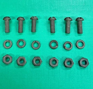 Land Rover Series 1 2 2a Headlamp Bowl to Front Panel SHERARDIZED Fixings 71164 - Picture 1 of 1