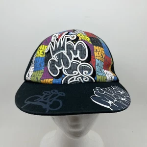 Mickey Mouse Baseball Hat Graffiti Hip Hop Disney Parks 3D Embroidered Crown Cap - Picture 1 of 13