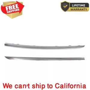 For 2011-2012 Bumper Trim BMW 740Li 2009-2012 750Li Front Left & Right Set of 2 - Picture 1 of 13