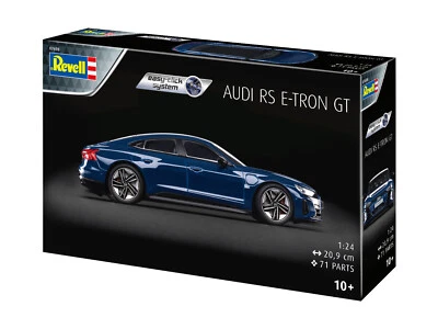 REVELL 1:24 EASY-CLICK SYSTEM KIT AUTO AUDI RS  E-TRON GT 20,9 cm  ART 07698 - Immagine 1 di 4