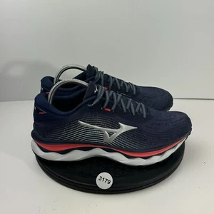 Mizuno Wave Sky 5 Womens Size 10 Blue Running Shoes - Picture 1 of 8