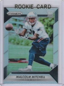 MALCOLM MITCHELL ROOKIE CARD New England Patriots SILVER PRIZMS RC 2016 Football - Picture 1 of 2