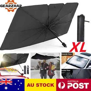 Car Windshield Sunshade Umbrella Foldable Front Window Cover Visor Sun Shade UV - Picture 1 of 20