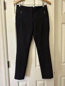 Pantalones al tobillo Worthington para mujer talla 4 negros nuevos con etiquetas botón con cremallera - Imagen 1 de 14