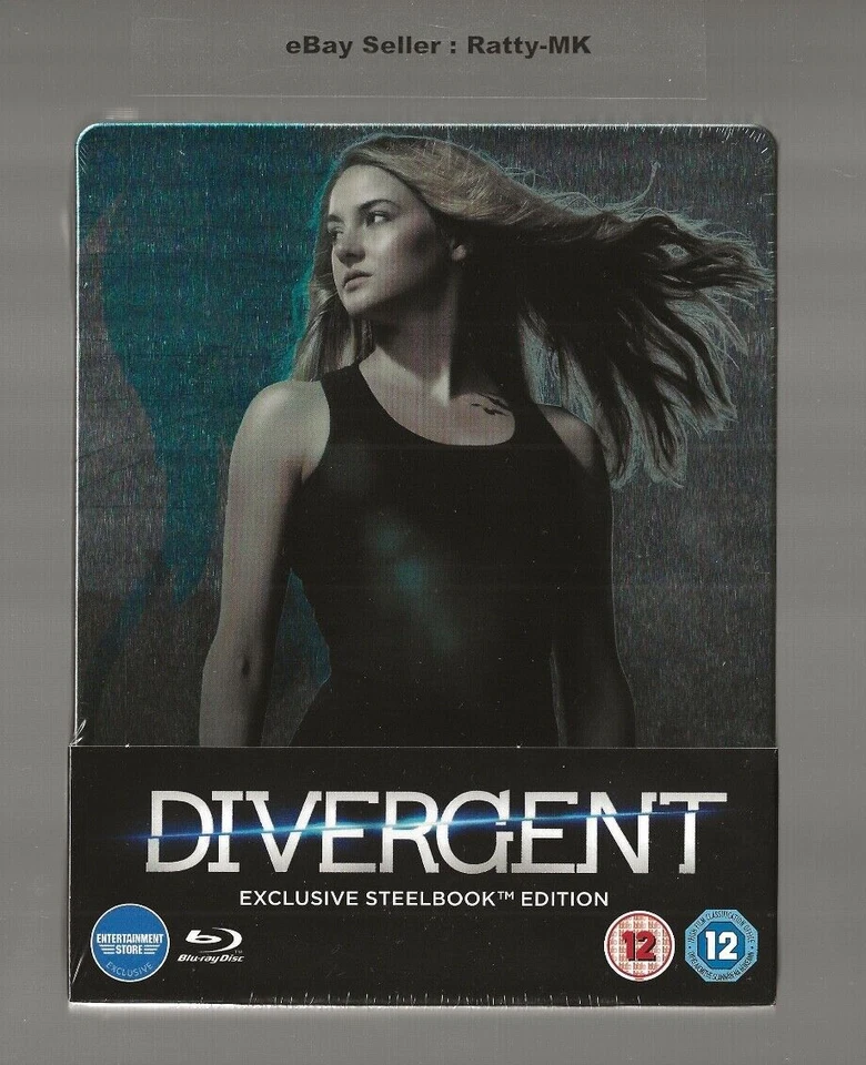 Divergent Steelbook Blu Ray UK Edition MINT Fast 1st Class Post