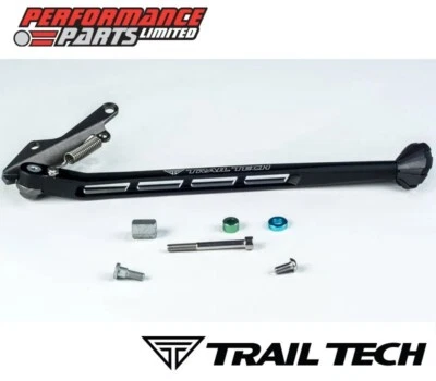 Trail Tech 5400-00 Black Aluminium Kick Side Stand Kit For Kawasaki KX125 2005 — 第 1/4 张图片