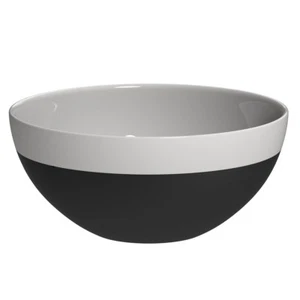 Magisso Naturally Cooling Ceramics White Line 9.4 inch Salad or Serving Bowl - Picture 1 of 3