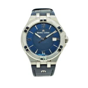 MAURICE LACROIX - Aikon - Watch AI1008 41mm Men's Navy - Picture 1 of 7
