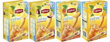 Lipton Lemon/Passionfruit/Peach/Mango Iced Tea Sachets Box 4x320g - 4 Pack