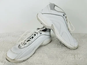 Nike Air Edge Golf Shoes Womens Size 7.5 White Silver Softspike 192099 101 USED - Picture 1 of 11