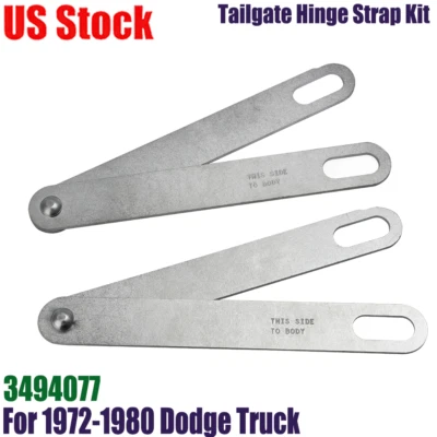2PCS TAILGATE STRAPS 3494077 For 1972-1980 DODGE TRUCK W150 D250 W250 D350 W350 - Image 1 of 4