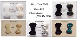 Nail Art Schleife Cabochon Flatback Harz Strass Kawaai 3D Bowknot #23 Liste #1 - Bild 1 von 6
