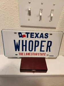 Burger King Whoper Texas License Plate - Picture 1 of 2