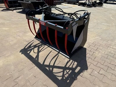 Greifschaufel Krokodilgebiss Schaufel 1,4 m Frontladerschaufel 140 CM Silozange - Bild 1 von 4