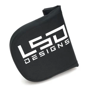 LSD Magnet Pouch Water Proof Size 12 x 10 x 2 cm Black White Logo (8479) - Picture 1 of 5