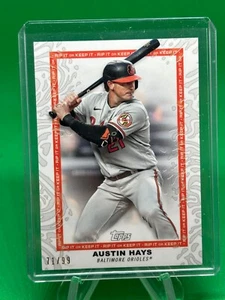 2022 Topps RIP #69 Austin Hays /99 Baltimore Orioles Already Ripped - Picture 1 of 2