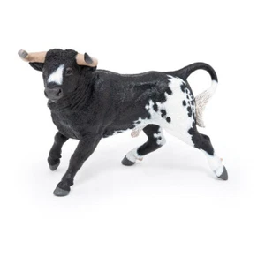 Papo schwarz weißer Spanischer Stier 51184 - Bild 1 von 2
