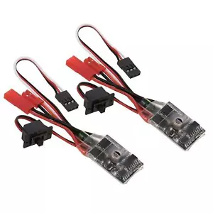 2pcs 10A ESC Brushed Motor Speed Controller w/o Brake 5V 2S for RC Mini Car Ship - Picture 1 of 5