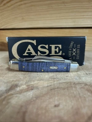 Cuchillo CASE púrpura arce rizado liso mediano ganadero #80541 (totalmente nuevo) Foto 1 de 4