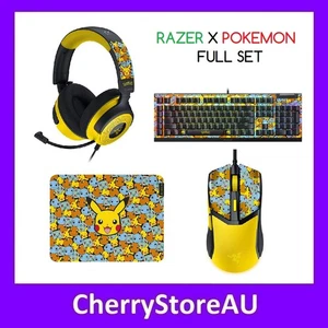 Razer x Pokémon BUNDLE: Keyboard + Headset + Mouse + Pad PRE-ORDER - Zdjęcie 1 z 5