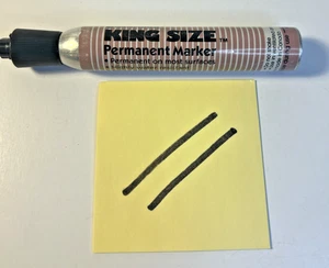Vintage Sharpie Sanford King Size Permanent Marker Works Smelly Stinky Metal USA - Picture 1 of 6