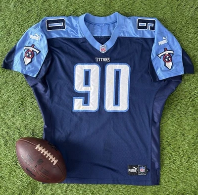 Tennessee Titans 1999-2000 Jevon Kearse Vintage Puma Authentic Football Jersey - Image 1 of 4