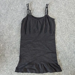 Juicy Couture Intimates Tank Top Womens M Black Shapewear Strap Stretch  - Picture 1 of 8