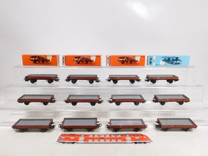 Märklin H0 AC Konvolut 12 Stück Güterwagen/ Niederbordwagen 4503 #EB396-1 - Bild 1 von 7