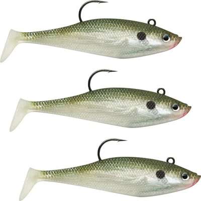 Storm Wildeye Swim Shad 3-inch Fishing Lures (3-Pack) - Olive Shad - Image 1 of 2