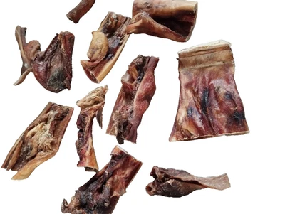 5kg Rinderkopfhaut 10–15cm dick & breit | Hundekausnack Natur Kauartikel Rind - Bild 1 von 4