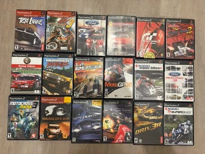 Playstation 2 PS2 Games Lot Collection Bundle Racing Gran Turismo Test Drive + - Image 1 of 4